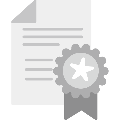 certificado icono gratis