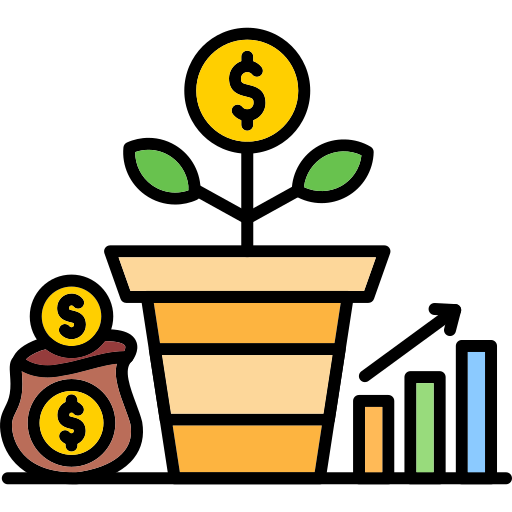 Инвестиции бесплатно иконка