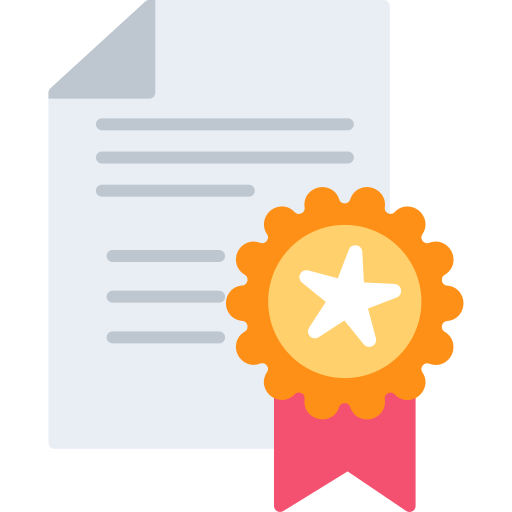 Сертификат бесплатно иконка