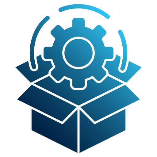 gestión de productos icono gratis