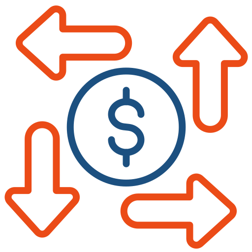 diversificación icono gratis