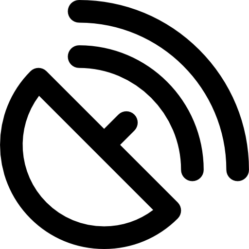 antena parabólica icono gratis