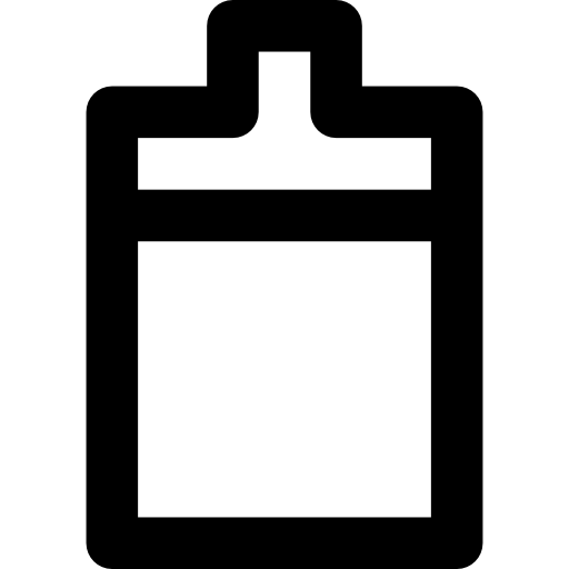 Clipboard Basic Rounded Lineal icon