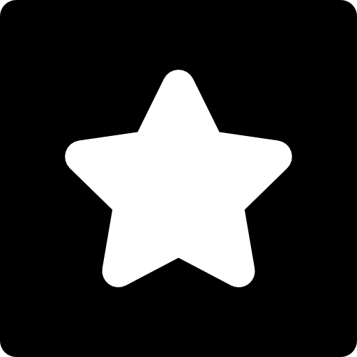 Star Basic Rounded Filled icon