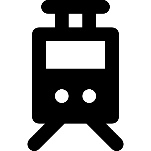 Tram Basic Rounded Filled icon