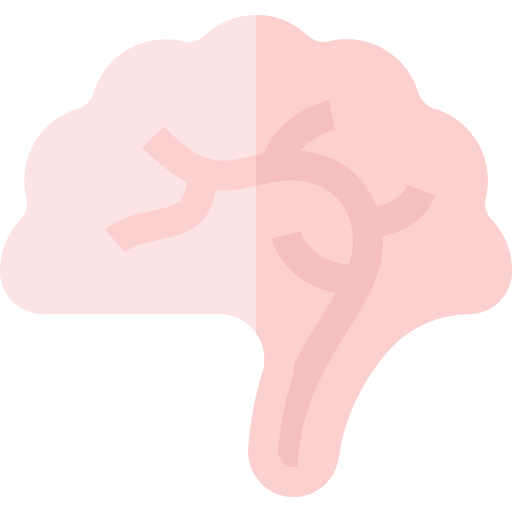 Brain Basic Straight Flat icon