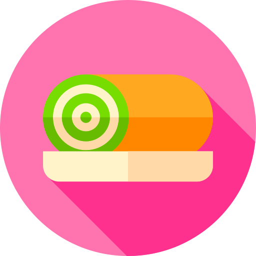 pastel de rollo icono gratis