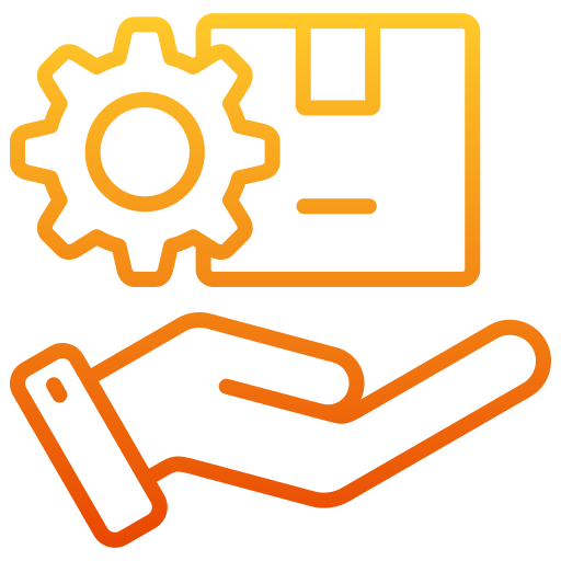 gestión de productos icono gratis