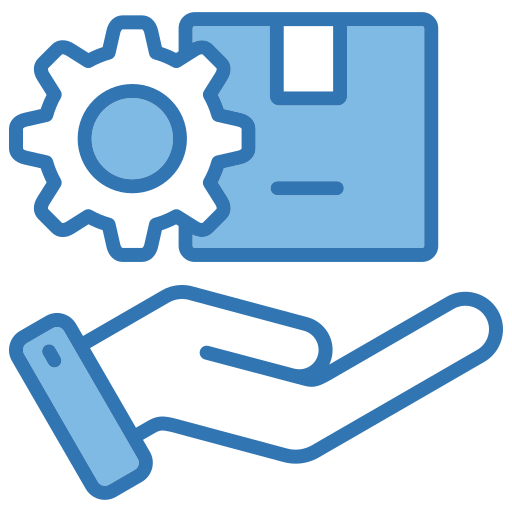 gestión de productos icono gratis