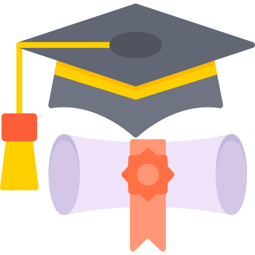 graduación icono gratis