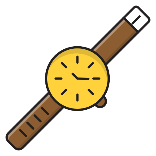 reloj de pulsera icono gratis