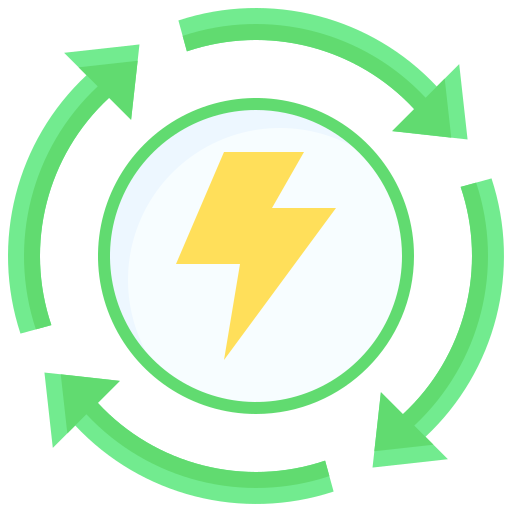 energía renovable icono gratis