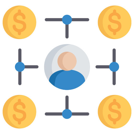 le marketing d'affiliation Icône gratuit le marketing d'affiliation Icône gratuit