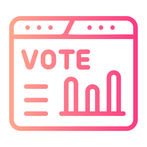 votación icono gratis