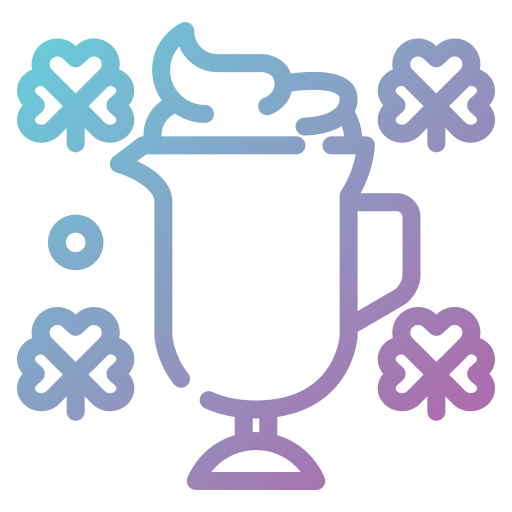 café irlandés icono gratis