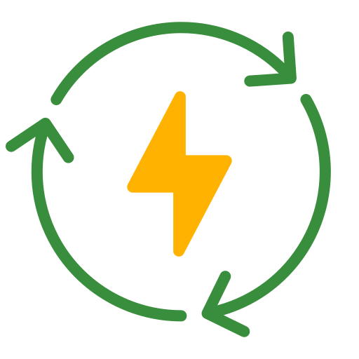 Возобновляемая энергия бесплатно иконка