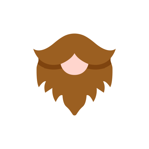 barbe Icône gratuit