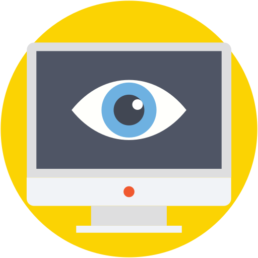 Eye scan free icon
