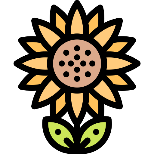 Girasol icono gratis