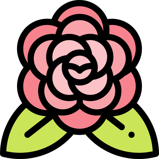 Geranium Detailed Rounded Lineal color icon