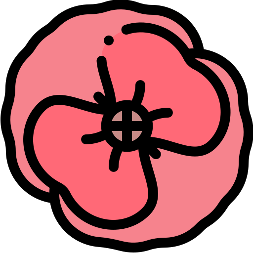 Geranium Detailed Rounded Lineal color icon