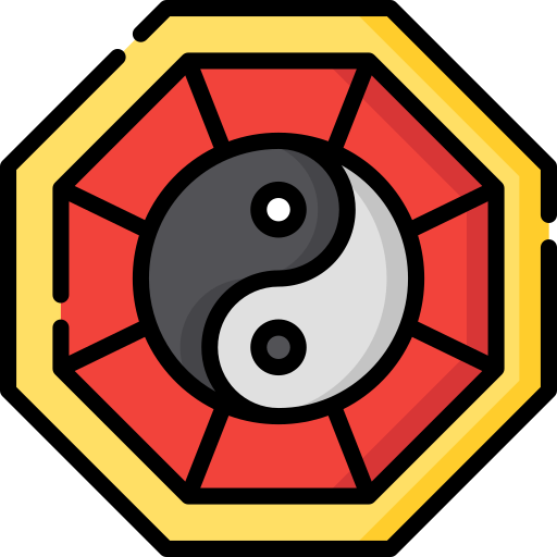 Yin yang Special Lineal color icon