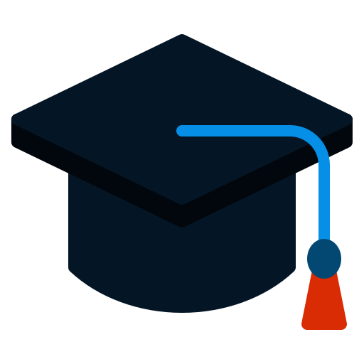 sombrero de graduacion icono gratis