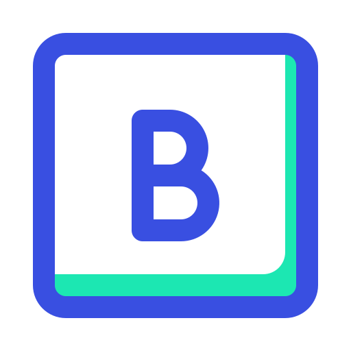 buchstabe b kostenlos Icon