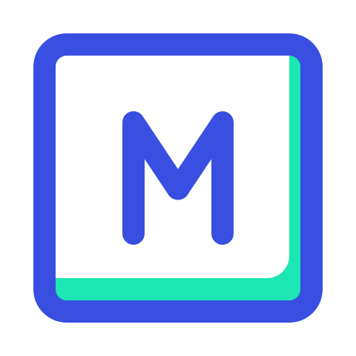 buchstabe m kostenlos Icon