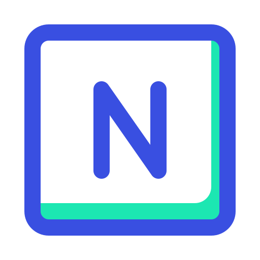 buchstabe n kostenlos Icon