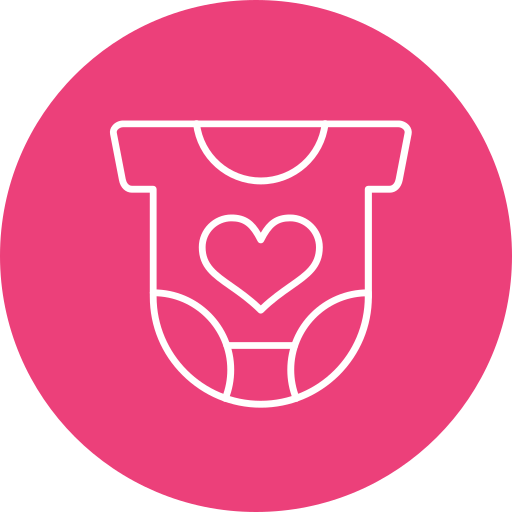 ropa de bebé icono gratis