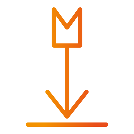 Arrow down free icon