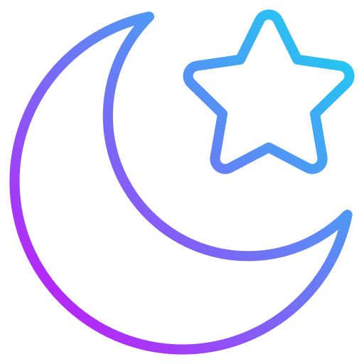 luna y estrella icono gratis