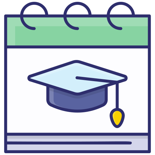 día de graduación icono gratis