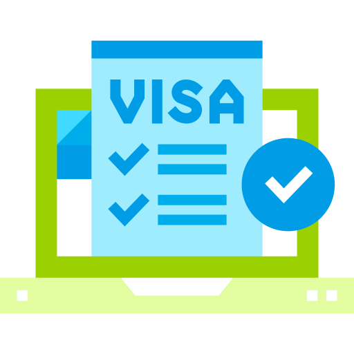 visa nómada icono gratis