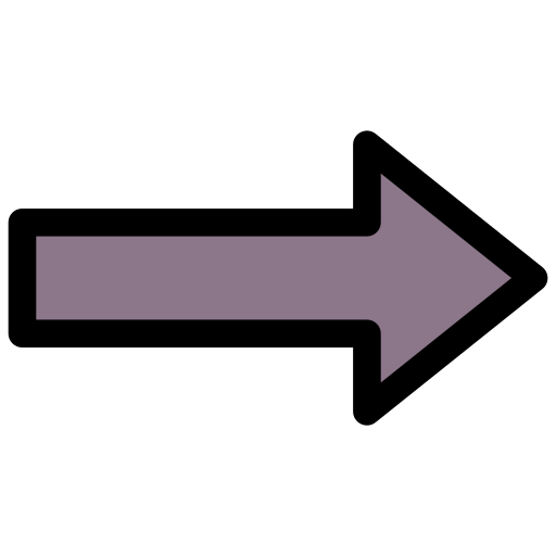 flecha correcta icono gratis