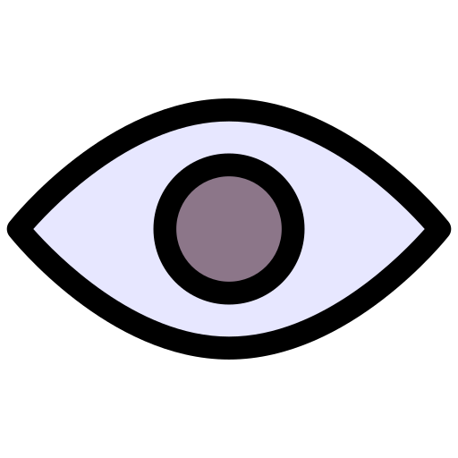 visión icono gratis