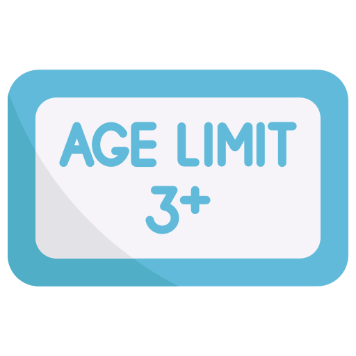 Age restriction free icon