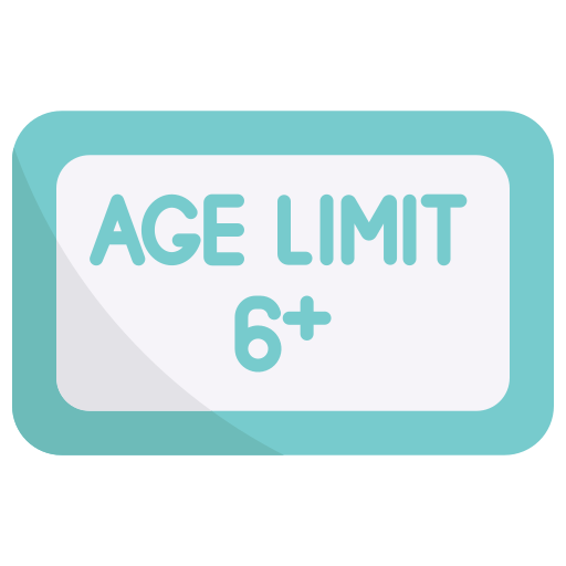 Age restriction free icon