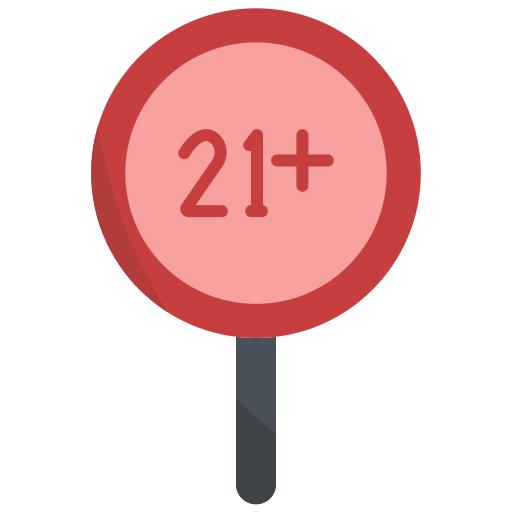 Age restriction free icon Age restriction free icon