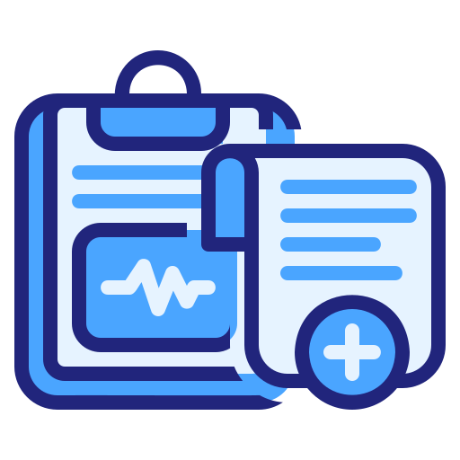 historial médico icono gratis