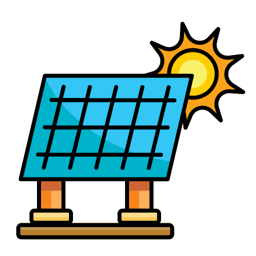 panel solar icono gratis