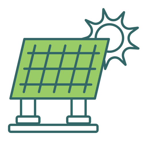 panel solar icono gratis