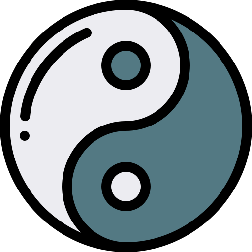 Yin yang icono gratis