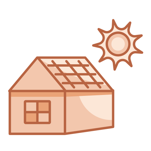 toit solaire Icône gratuit toit solaire Icône gratuit