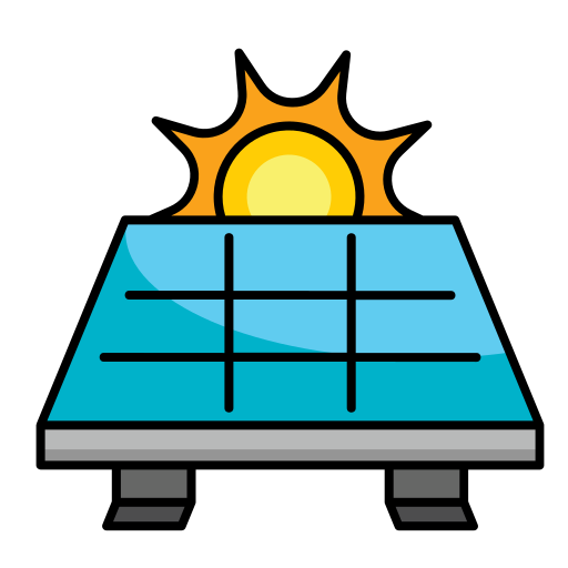 célula solar icono gratis