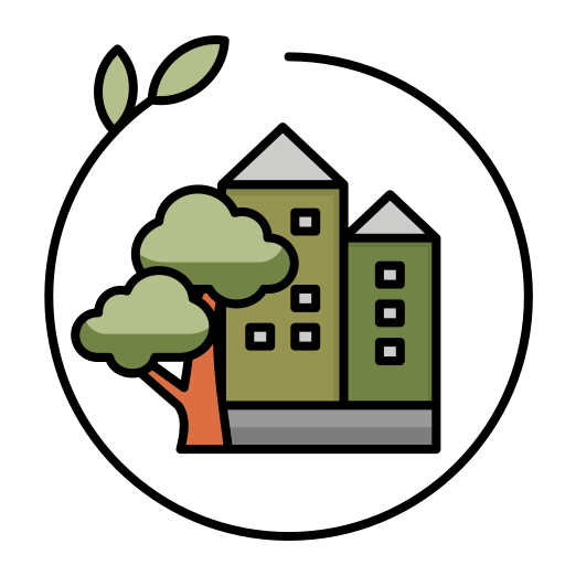 grüne stadt kostenlos Icon grüne stadt kostenlos Icon