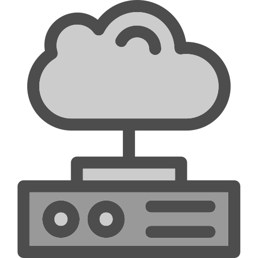 almacenamiento en la nube icono gratis