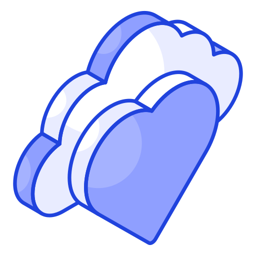 nube favorita icono gratis