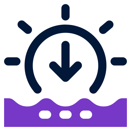 atardecer icono gratis